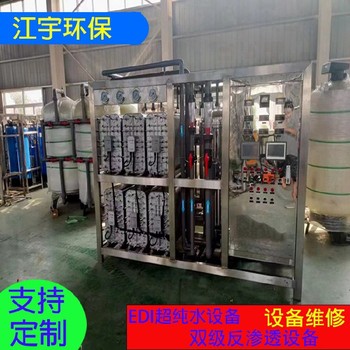 江宇20T/H,電子儀器,河南南陽紡織廠EDI超純水設備