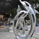 玻璃钢卡通海豚雕塑生产厂家产品图