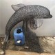 曲阳玻璃钢海豚雕塑厂家产品图