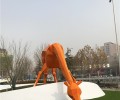 天津大型玻璃钢长颈鹿雕塑制作厂家