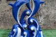 天津不锈钢镜面海豚雕塑定制