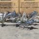 曲阳公园海豚雕塑厂家产品图