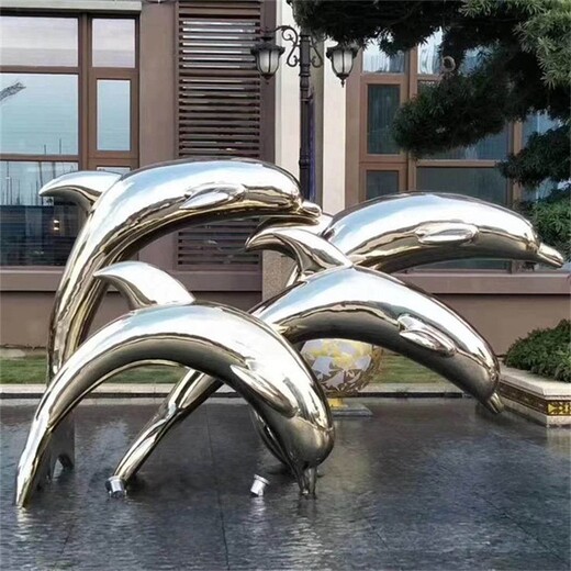 上海玻璃鋼仿真海豚雕塑加工廠