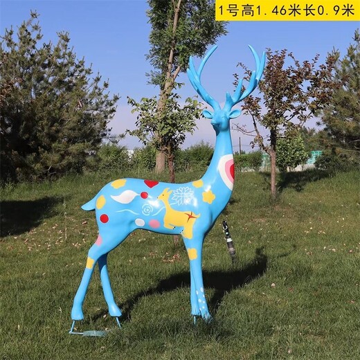 公園梅花鹿雕塑加工廠(chǎng)