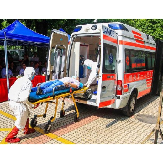 广州跨省120救护车-长途转院出院用车-可24小时预约