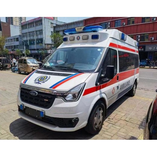 杭州120救护车24小时护送电话急救车担架床