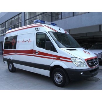 葫芦岛市重症转院联系救护车/接送患者/当地派车
