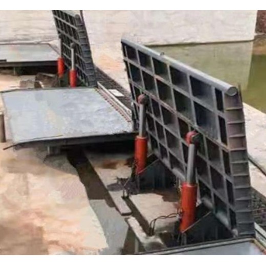 焦作液压翻板钢坝闸门-钢制闸门-钢坝-钢坝