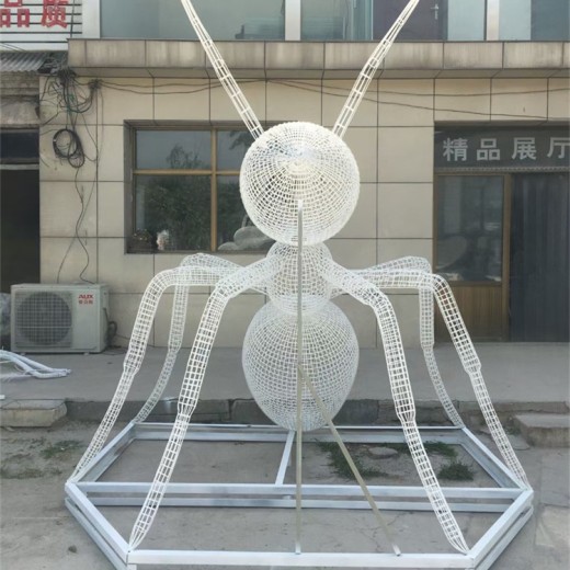 曲阳玻璃钢抽象蚂蚁雕塑价格