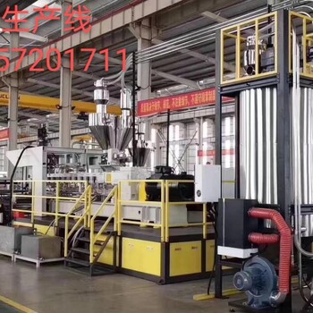 金緯機械PC、PMMA、PS、HIPS、PP、PE各種塑料片板材機組價格