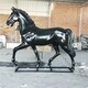 公園玻璃鋼馬雕塑圖