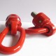 北京密云红色特尔姆螺栓旋转吊环规格产品图