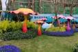 新疆园林玻璃钢蘑菇雕塑可按尺寸定制