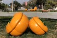 重庆广场玻璃钢柿子雕塑批发价格