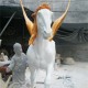 曲阳大型玻璃钢马雕塑大全,仿真动物雕塑产品图