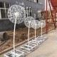新疆玻璃钢蒲公英雕塑图