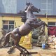 玻璃鋼馬雕塑定做圖