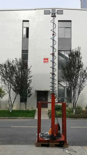 多功能移動升降照明燈10x1000w現場勘察