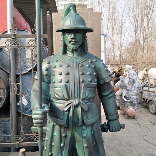 制作古代士兵雕塑生产厂家