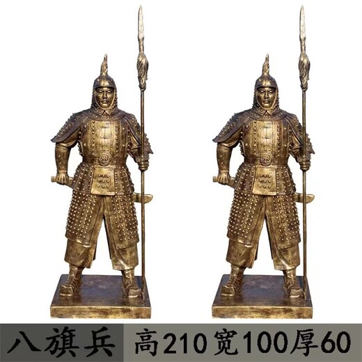 曲阳玻璃钢古代士兵雕塑生产厂家