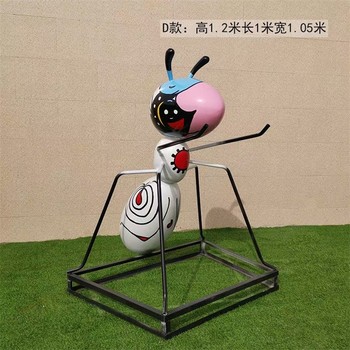 戶外螞蟻雕塑，公園小動物雕塑大全