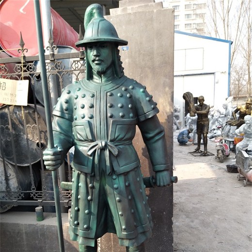 天津制作古代士兵雕塑圖片