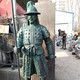 玻璃鋼古代士兵雕塑圖