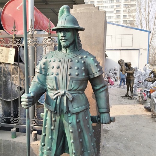 河北公園古代士兵雕塑多少錢