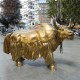 天津玻璃钢牛雕塑图