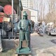 古代士兵雕塑圖