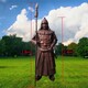 曲陽古代士兵雕塑圖
