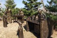 北京公园读书人物雕塑，校园读书文化雕塑