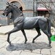 公園玻璃鋼馬雕塑，古代馬雕塑,仿真動(dòng)物雕塑產(chǎn)品圖