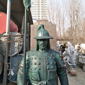 曲陽(yáng)仿銅古代士兵雕塑加工廠