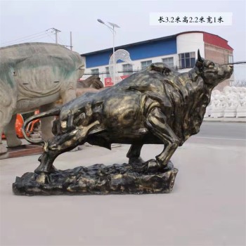 北京公园玻璃钢牛雕塑加工厂