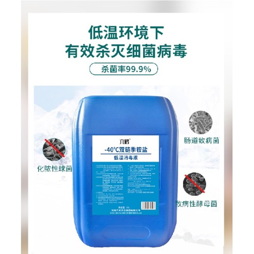 北京生产-40℃双链季铵盐低温消毒液