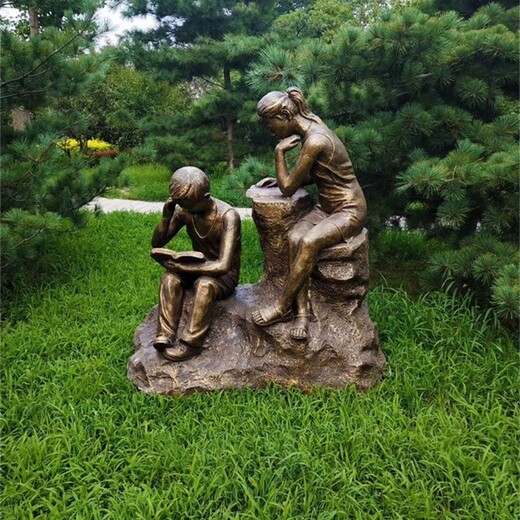 天津?qū)W校讀書人物雕塑價格