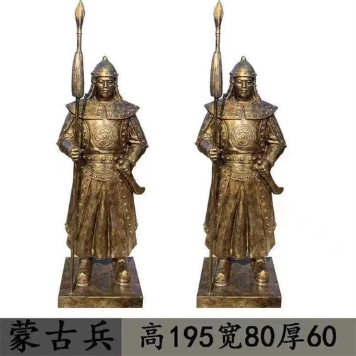 内蒙古制作古代士兵雕塑厂家