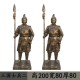 河北古代士兵雕塑图