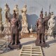 北京古代士兵雕塑图