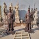 天津仿真古代士兵雕塑，蒙古士兵雕塑產品圖