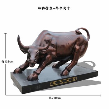 河北寫實(shí)玻璃鋼牛雕塑，開拓牛雕塑大全