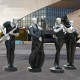 玻璃钢音乐人物雕塑图