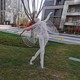 跳舞人物雕塑圖