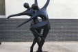 不锈钢跳舞人物雕塑，跳芭蕾舞人物雕塑