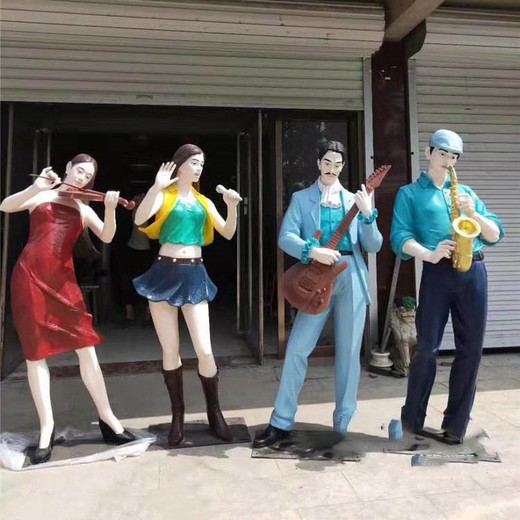 河北仿銅音樂人物雕塑大全