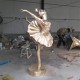 抽象跳舞人物雕塑图