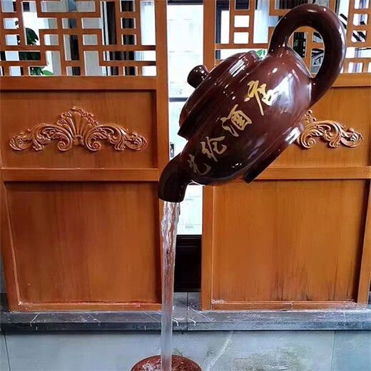 曲陽制作天壺雕塑，懸空茶壺,流水雕塑擺件