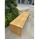 正规全实木榫卯结构公园椅简约大方材料展示图