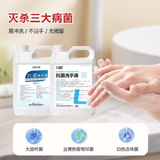 天津消毒殺菌六鶴抗菌洗手液費(fèi)用